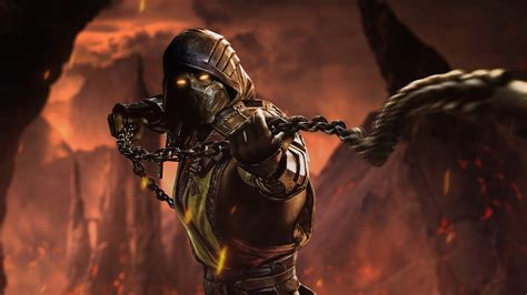 Mortal Kombat Scorpion 4k 5k Hd Mortal Kombat Wallpapers Hd