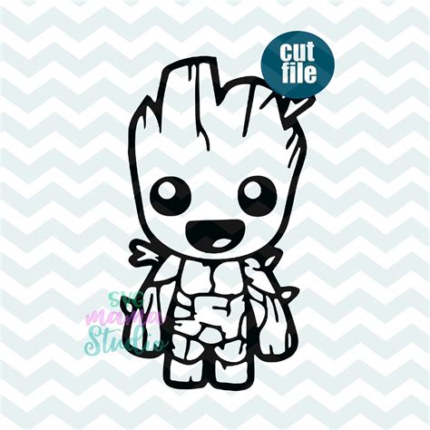 Groot svg Baby Groot svg dxf png Avengers svg Guardians | Etsy