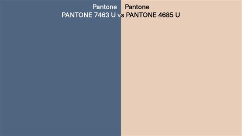 Pantone 7463 U Vs PANTONE 4685 U Side By Side Comparison