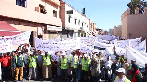 نقابات مراكش ترفع مطالب الزيادة في الأجور في “فاتح ماي 2023” صور