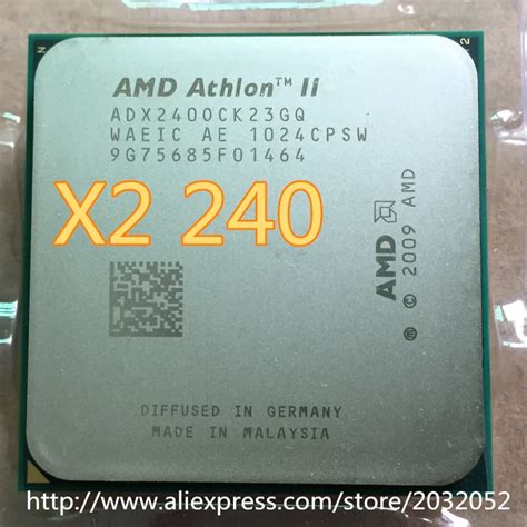 Original AMD Athlon II X2 240 CPU Processor (2.8Ghz/ 2M /2000GHz ...