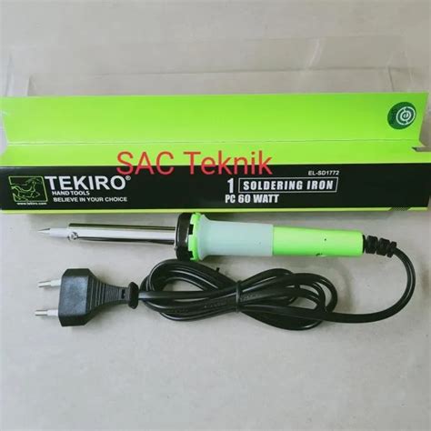 Solder Listrik 60 Watt Tekiro Soldering Iron 60 Watt Tekiro Lazada