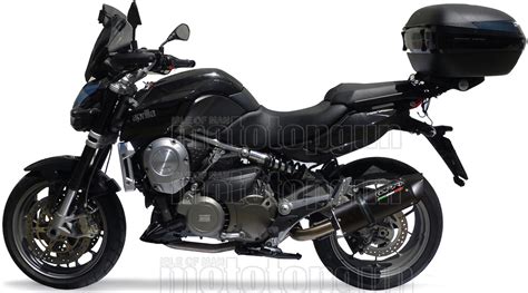 Gpr Mid Full Exhaust System Hom Furore Black Aprilia Mana Gt