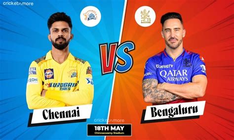 Rcb Vs Csk Dream Prediction Th Match Dream Team Indian