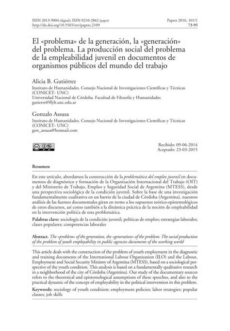 PDF El problema de la generación la generación del problema La