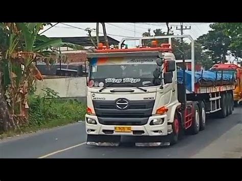 Mobil Truk Tronton Besar Truck Gandeng Flatbed Dump Truck Trailer Truck