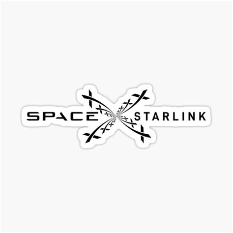 "Spacex X Starlink" Sticker for Sale by DabouStore | Redbubble