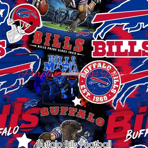 Buffalo Bills Football – Fabric – Purpleseamstress Fabric