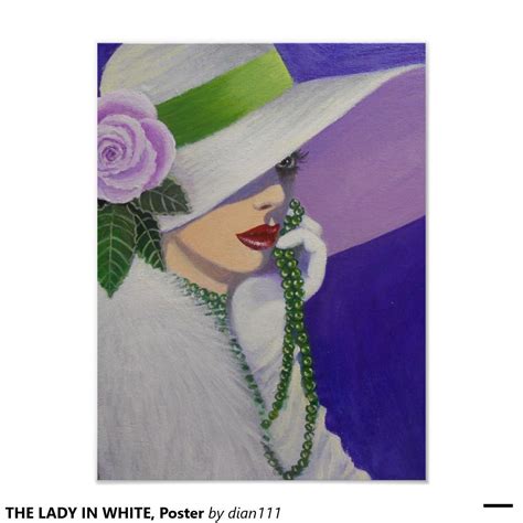 THE LADY IN WHITE, Poster | Poster prints, Poster, Poster art