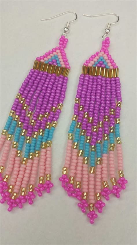 Handmade Native American Beaded Earrings Cashop