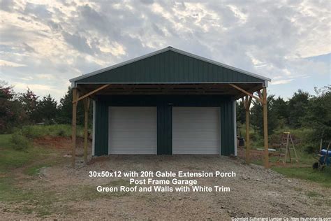 Customer Project Photo Gallery Pole Barns Metal Shop Building Porch