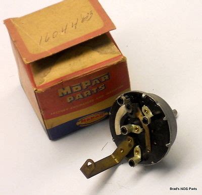 NOS Mopar 1955 Dodge Windshield Wiper Switch W Variable Speed Wipers