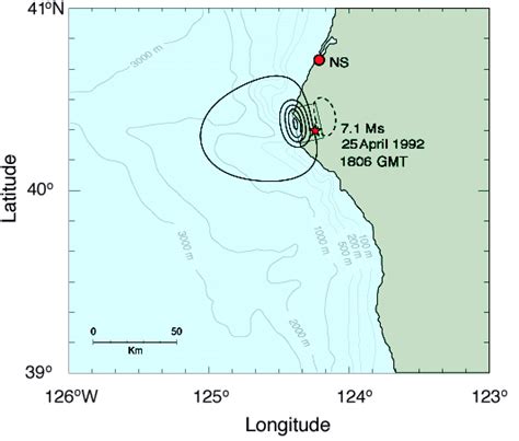 Noaa Center For Tsunami Research Cape Mendocino Tsunami Quake