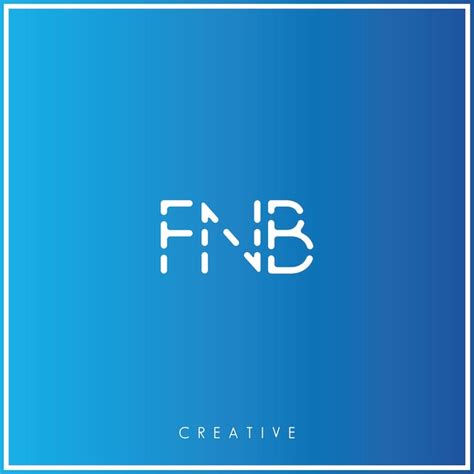 Premium Vector | Fnb premium vector latter logo design creative logo ...