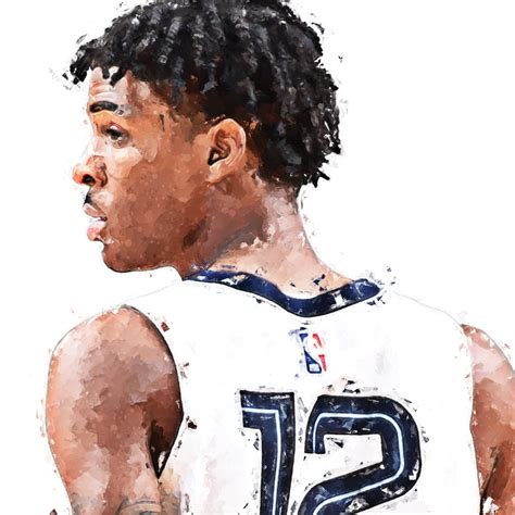 Ja Morant Poster Memphis Grizzlies Art Print Modern | Etsy