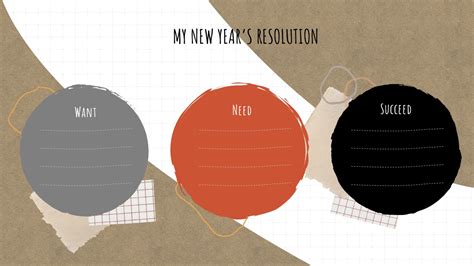 Free New Year Resolution Powerpoint Template New Year Goals