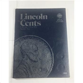 Pre Owned Whitman Lincoln Cents Album Includes Lincoln