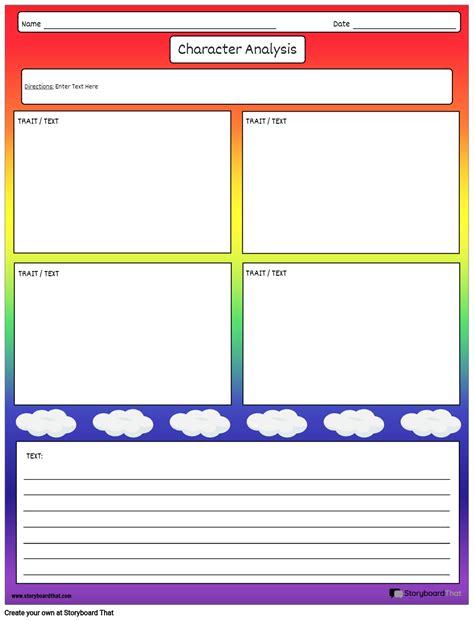 Análise De Personagem 3 Storyboard Por Pt Examples