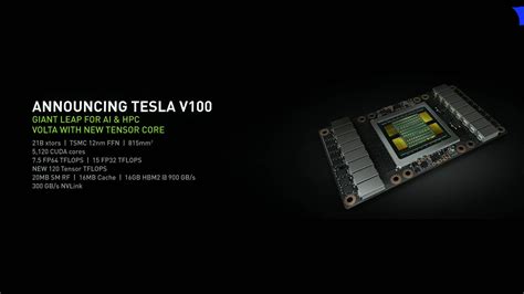 Nvidia Volta Gv Nm Finfet Gpu Unveiled Tesla V Detailed