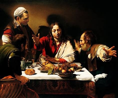 Michelangelo Merisi Detto Il Caravaggio 1571 1610 Cena In Emmaus