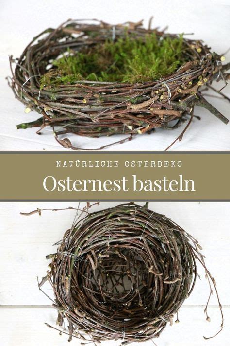 Osternest Basteln Osternest Aus Birkenreisig Lavendelblog