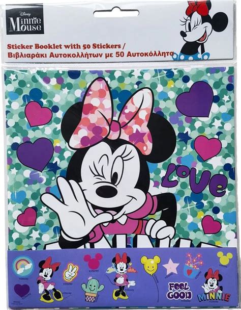 Disney Minnie Mouse Sticker Set 50 Stuks Bol