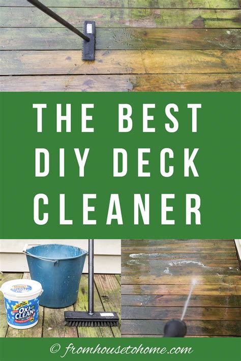 Homemade Deck Cleaner The Best Inexpensive Non Toxic Diy Deck Cleaner