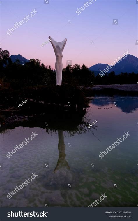 Sexy Nude Woman White Transparent Cotton Stock Photo 2371156351 Shutterstock