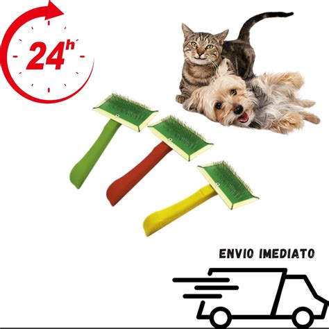 Escova Pet Rasqueadeira Removedor Tira Pelos Mortos Animais Shopee Brasil