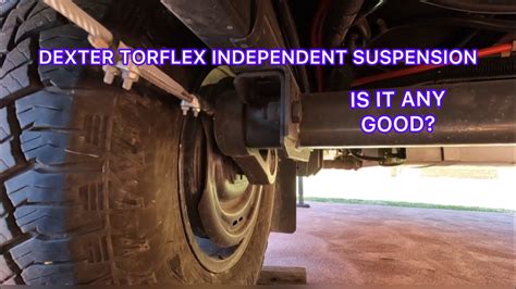 Red Centre Caravan Dexter Torflex Suspension Axle Overview Seps