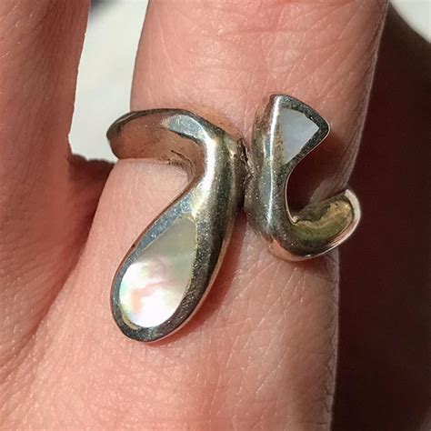 Beautiful Sterling Silver And Opal Ring With A Cute Depop