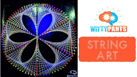 Make Your Own String Art Tutorial Easy Geometric Design Youtube