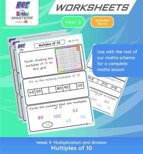 Year 3 Multiples Of 10 Worksheets Year 3 Multiplication And