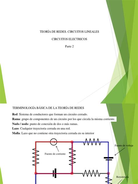 Circuitos Electricos Teoria De Redes Circuitos Lineales P2 Pdf Red Eléctrica