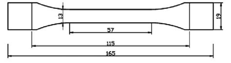 Tensile Test Specimen As Per Astm D638 Download Scientific Diagram