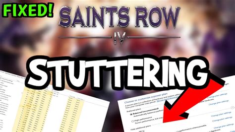 Fix Saints Row Fps Drops Stutters Fix Youtube