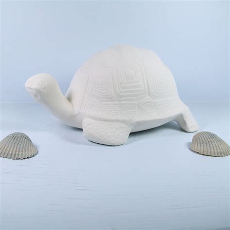 Unpainted Ceramic Turtle Handmade Ceramic Bisque Turtle Etsy