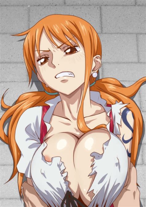 Rule 34 Big Breasts Female Kyabakurabakufu Male Nami One Piece Orange Hair Post Timeskip