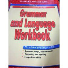 Glencoe Language Arts Grammar And Language Workbook Teacher S