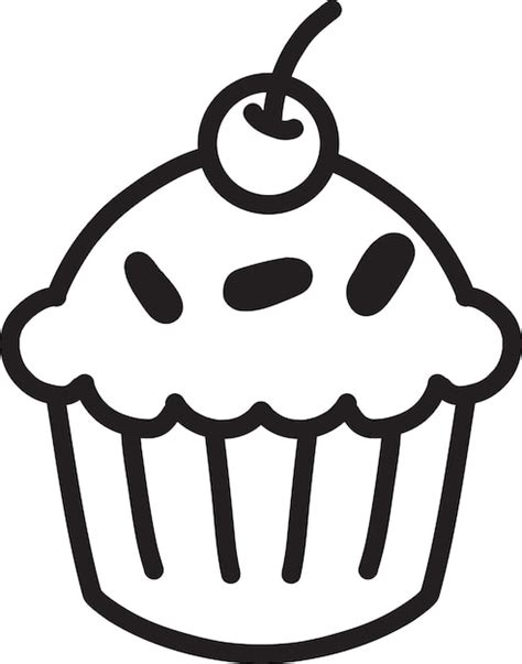 Premium Vector Hand Drawn Cupcakes Illustration