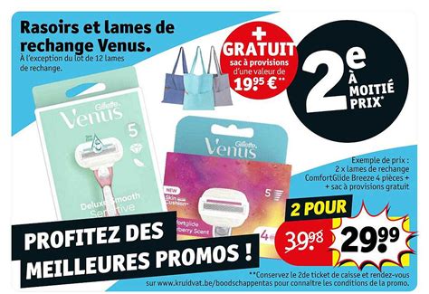 Promo Rasoirs Et Lames De Rechange Venus Chez Kruidvat Icatalogue Fr