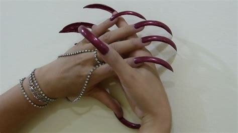 Pin By 🐸💢💢💢 On Nails Long Stiletto Nails Pointed Nails Curved Nails