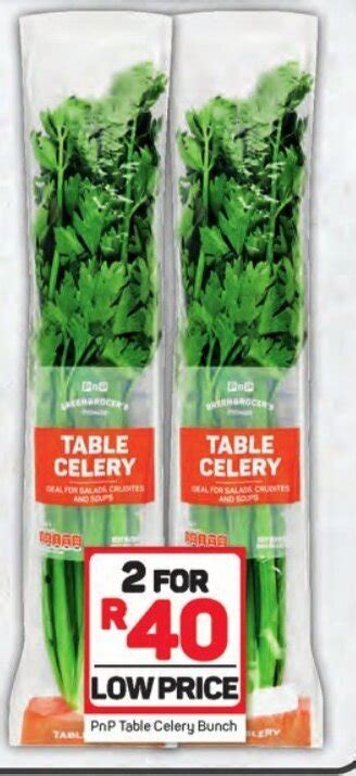 Pnp Table Celery Bunch Offer At Pick N Pay