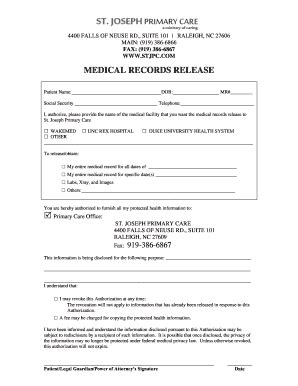 Fillable Online MEDICAL RECORDS RELEASE AND HIPPA DISCLOSURE ADULT Fax