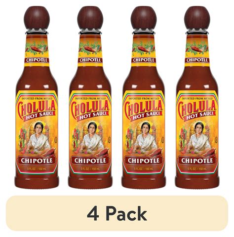 Pack Cholula Chipotle Hot Sauce Fl Oz Bottle Walmart