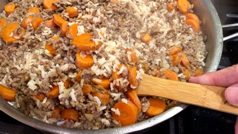 Carrots And Ground Meat By The Cajun Ninja Youtube