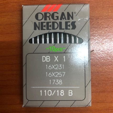 ORIGINALORGAN DBX1 Jarum Mesin Jahit Lurus Industri Sepeket 10