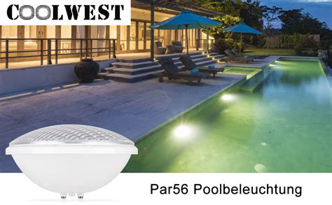 Coolwest W Lampe Piscine Led Par Rgb Lumiere Piscine Ip Etanche