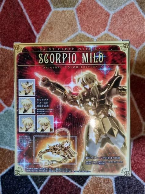 Figurine Saint Seiya Myth Cloth Ex Scorpion Milo Bandai Chevalier D Or