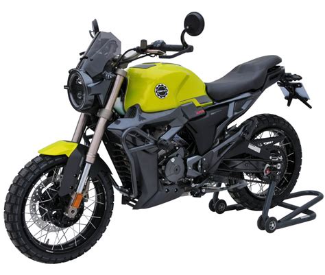 Zontes Scrambler Tete De Fourche Saute Vent Noir Clair Ermax